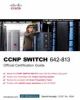 CCNP SWITCH 642-813 Official Certification Guide