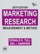 Marketing Research : Measurement And Method, 6th Ed