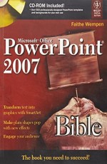 Microsoft Office Power point 2007 Bible w/cd