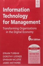 Information Technology For Management Transforming Organization in the Digital Economy,6ed