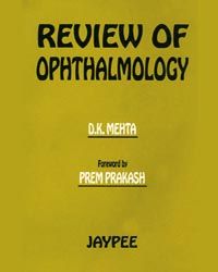 Review Of Ophthalmology 1/e( Parson`s )