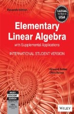 Elementary Linear Algebra with Supplemental Applications, 11ed, ISV