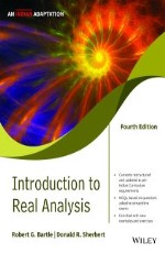 Introduction to Real Analysis, 4ed, An Indian Adaptation &#160;