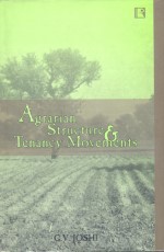 AGRARIAN STRUCTURE &amp; TENANCY MOVEMENTS &#160;- Hardback