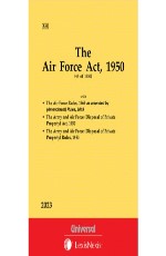 Air Force Act, 1950 along with allied Act and Rules (Bare Act)