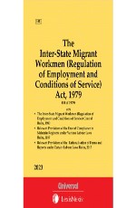 Inter-State Migrant Workmen (Regulation of Employment and Conditions of Service) Act, 1979 along with Rules, 1980 (Bare Act)