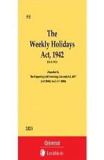 Weekly Holidays Act,1942 (Bare Act)