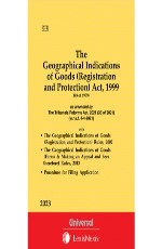 Geographical Indications of Goods (Registration and Protection) Act, 1999 along with Rules, 2002 (Bare Act)