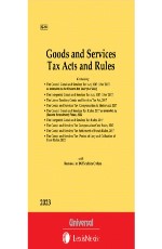 Goods and Services Tax Acts with allied Rules &amp; Orders (Bare Act)