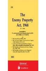 Enemy Property Act, 1968 along with Enemy Property Rules, 2015 (Bare Act)