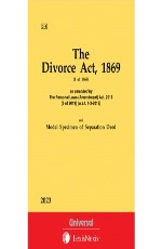 Divorce Act, 1869 (Bare Act)