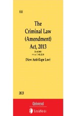 Criminal Law (Amendment) Act, 2013 (w.e.f. 03-02-2013) (New Anti-Rape Law) (Bare Act)