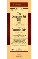 Companies Act, 2013 with allied Companies Rules along with (Removal of Difficulties) Order (Bare Act)