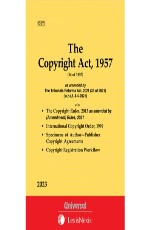 Copyright Act, 1957 along with Rules, 1958 and International Copyright Order, 1999 (Bare Act)