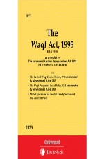 Waqf Act, 1995 along with Central Wakf Council Rules, 1998 (Bare Act)