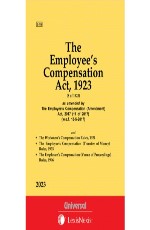 The Employee`s Compensation Act, 1923 along with allied Rules (Bare Act)