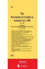 Prevention of Cruelty to Animals Act, 1960 along with allied Rules (Bare Act)