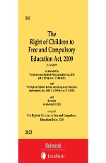 Right of Children to Free and Compulsory Education Act, 2009 (Bare Act)