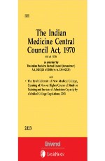 Medicine Central Council Act, 1970 (Bare Act)