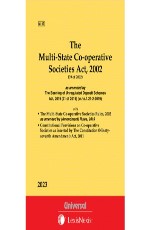 Multi-State Co-operative Societies Act, 2002 along with Rules, 2002 (Bare Act)