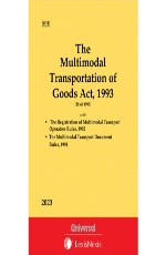 Multimodal Transportation of Goods Act,1993 along with allied Rules (Bare Act)