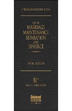 Law of Marriage, Maintenance, Separation and Divorce