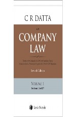 Company Law (Treatise on the Companies Act, 2013 with Legislative History, Committee Reports, Notes on the Companies Act, 1956 &amp; SEBI Regulations); Set of 3 Vols. + 2 Appendices + 1 Consolidated Table of Cases &amp; Subject Index