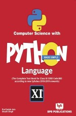 Computer Science with Python Book &amp; eBook for CBSE Class XI