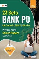 Bank PO 2024 – Previous Years’ Solved Papers (2017-2022) – 23 Sets by GKP