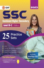 SSC 2023: CHSL (10+2) Tier 1 – 25 Practice Sets by GKP