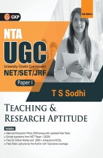 NTA UGC (NET/SET/JRF ) 2021: Paper 1- Teaching &amp; Research Aptitude 2nd Edition by T.S. Sodhi