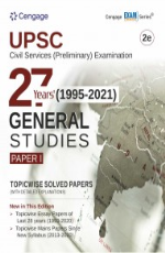 UPSC Civil Services (Preliminary) Examination 27 Years` (1995-2021) Topicwise Solved General Studies Paper 1