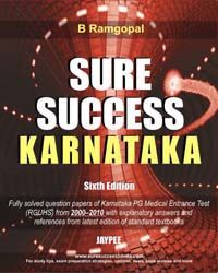 Sure Success in Karnataka PG Medical Enterance,5/e