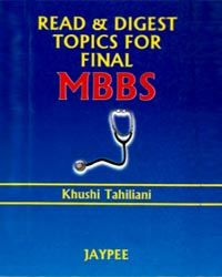 Read And Digest Topics For Final MBBS, 2003