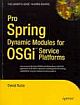  	 PRO SPRING DYNAMIC MODULES FOR OSGI SERVICE PLATFORMS