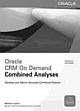 Oracle CRM On Demand Combined Analyses