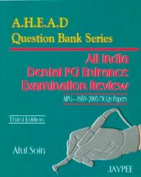 AHEAD Question Bank Series All india Dental PG Entrance Examination Review