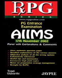 RxPG Series: PG Entrance Examination AIIMS, 17 Nov. 2003