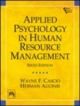 Applied Psychology In Human Resource Management 