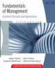 Fundamentals of Management: Essential Concepts and Applications, 6/e