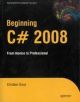 Beginning C# 2008: From Novice To Professional 