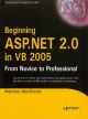 	 BEGINNING ASP.NET 2.0 IN VB2005 FROM NOVICE TO PRO