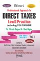 Professional Approach to DIRECT TAXES Law & Practice (in 2 vols.)    by Dr. Girish Ahuja & Dr. Ravi Gupta 