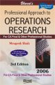 Professional Approach to OPERATIONS RESEARCH