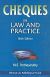 	Cheques in Law and Practice, 6th Edn