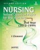 Nursing Solved Question Papers for BSc Nursing-3rd Year (2012-1999) 