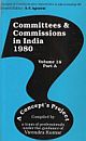 Committees and Commissions in India Vol. 18A : 1980