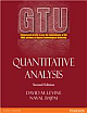 Quantitative Analysis: Customized as per the BE syllabus requirements of the MBA syllabus at Gujarat Technological University