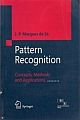 Pattern Recognition: Concepts, Methods and Applications (With CD)