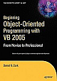 Beginning Object-oriented Programming With Vb 2005: From Novice To Professional 2nd Edition 